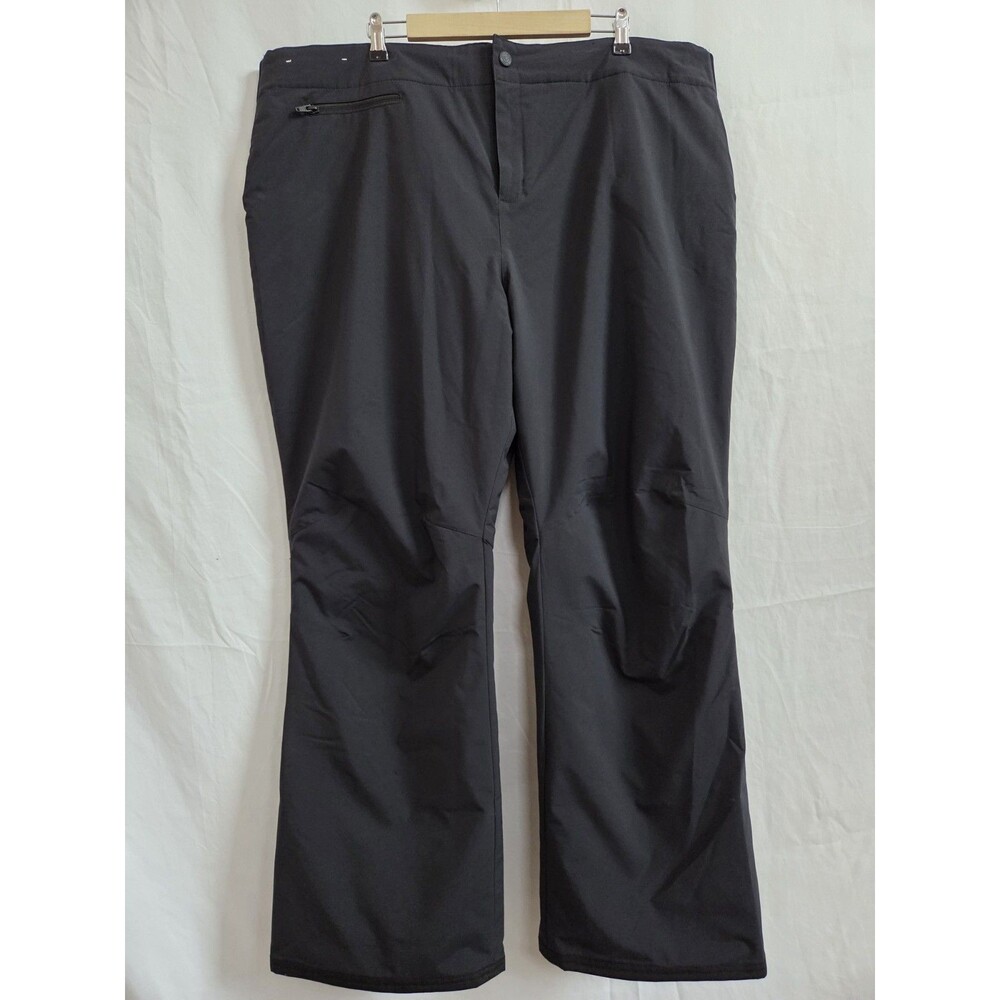 Obermeyer Women's Size 22 Black Insulated Waterproof Ski Snow Hiking Pants Plus